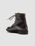 LEXIKON 123 - Brown Zipped Leather Ankle Boots - thumb image 4,side view