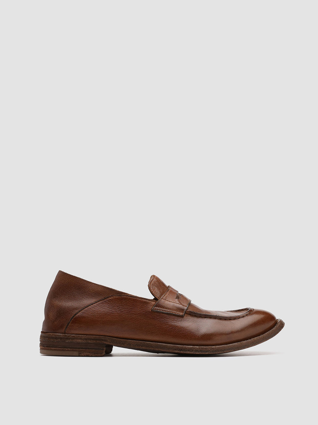 LEXIKON 516 - Brown Leather Loafers - image 1,side view
