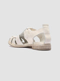 LEXIKON 536 - White Leather Sandals - thumb image 4,side view