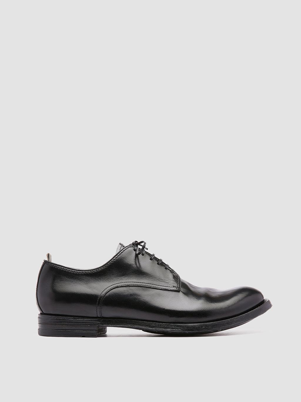 ANATOMIA 012 - schwarze Derbyschuhe aus Leder - image 1,side view