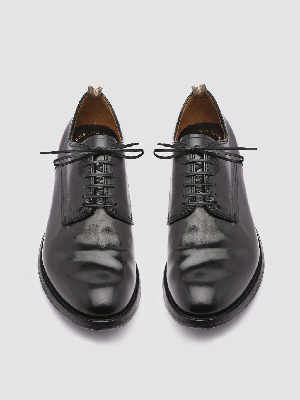 ANATOMIA 012 - schwarze Derbyschuhe aus Leder - image 2,side view
