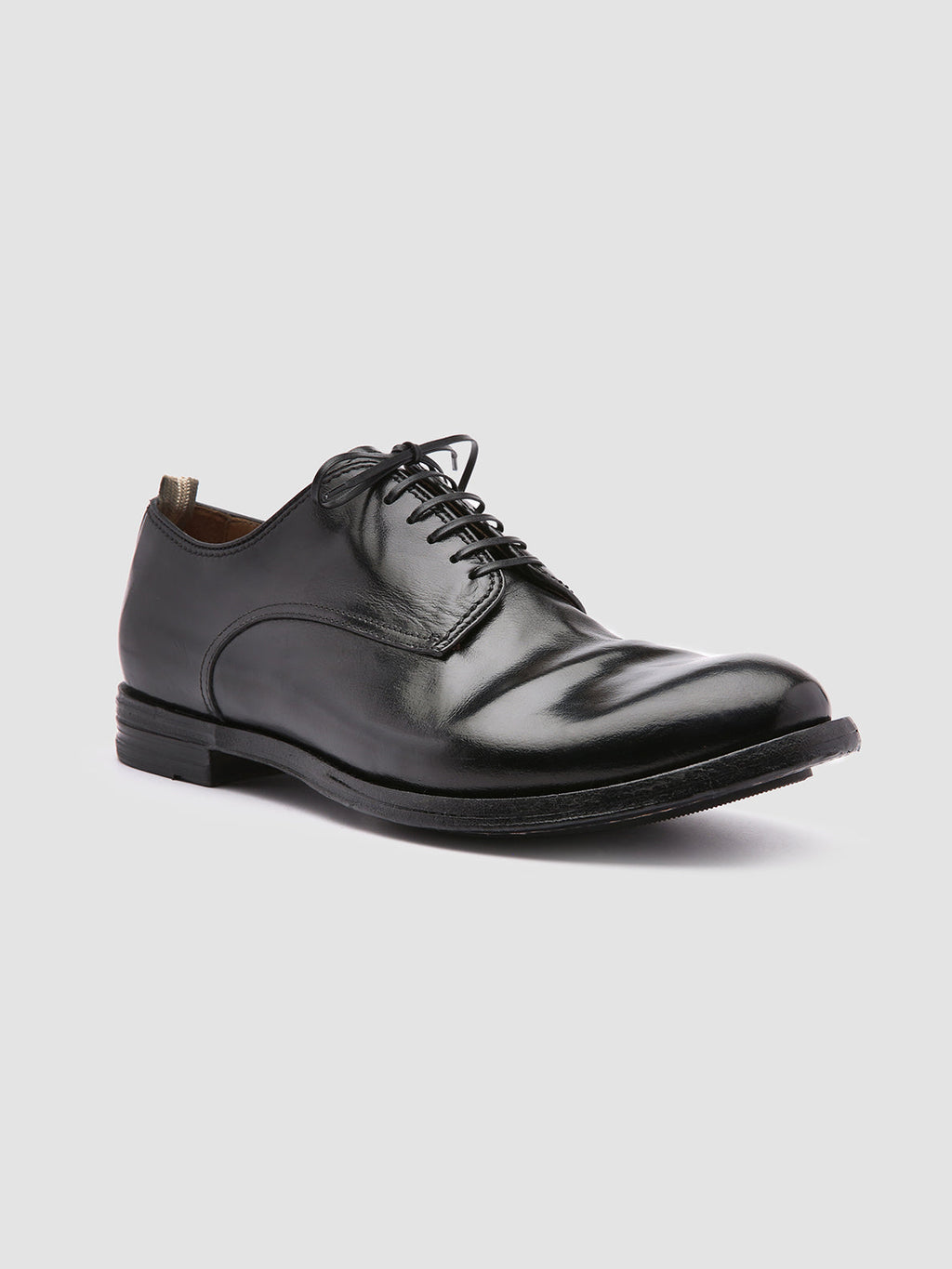ANATOMIA 012 - schwarze Derbyschuhe aus Leder - image 3,side view