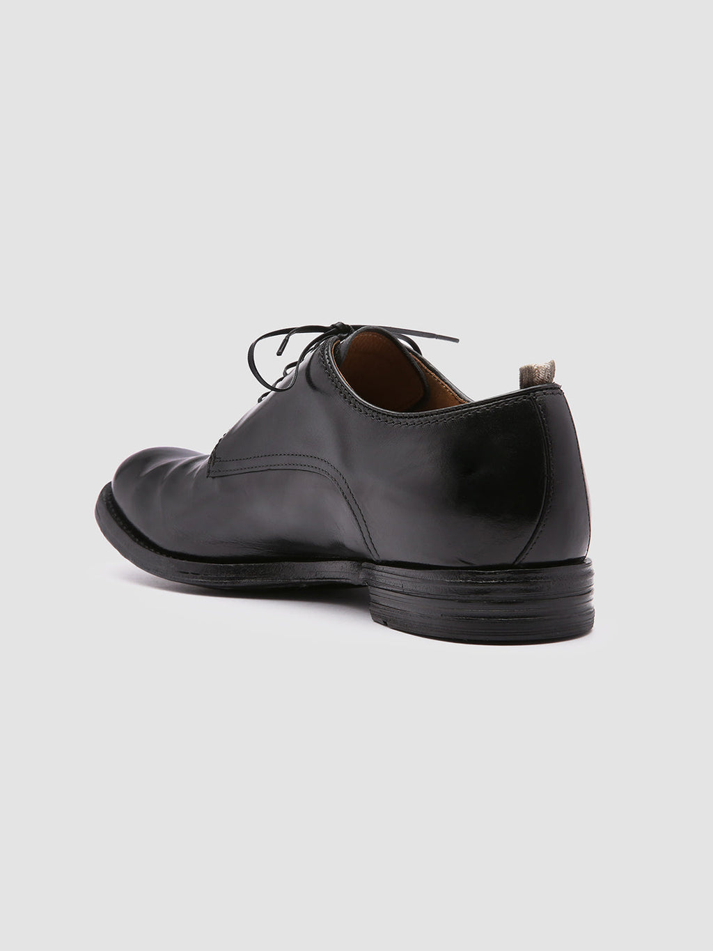 ANATOMIA 012 - schwarze Derbyschuhe aus Leder - image 4,side view