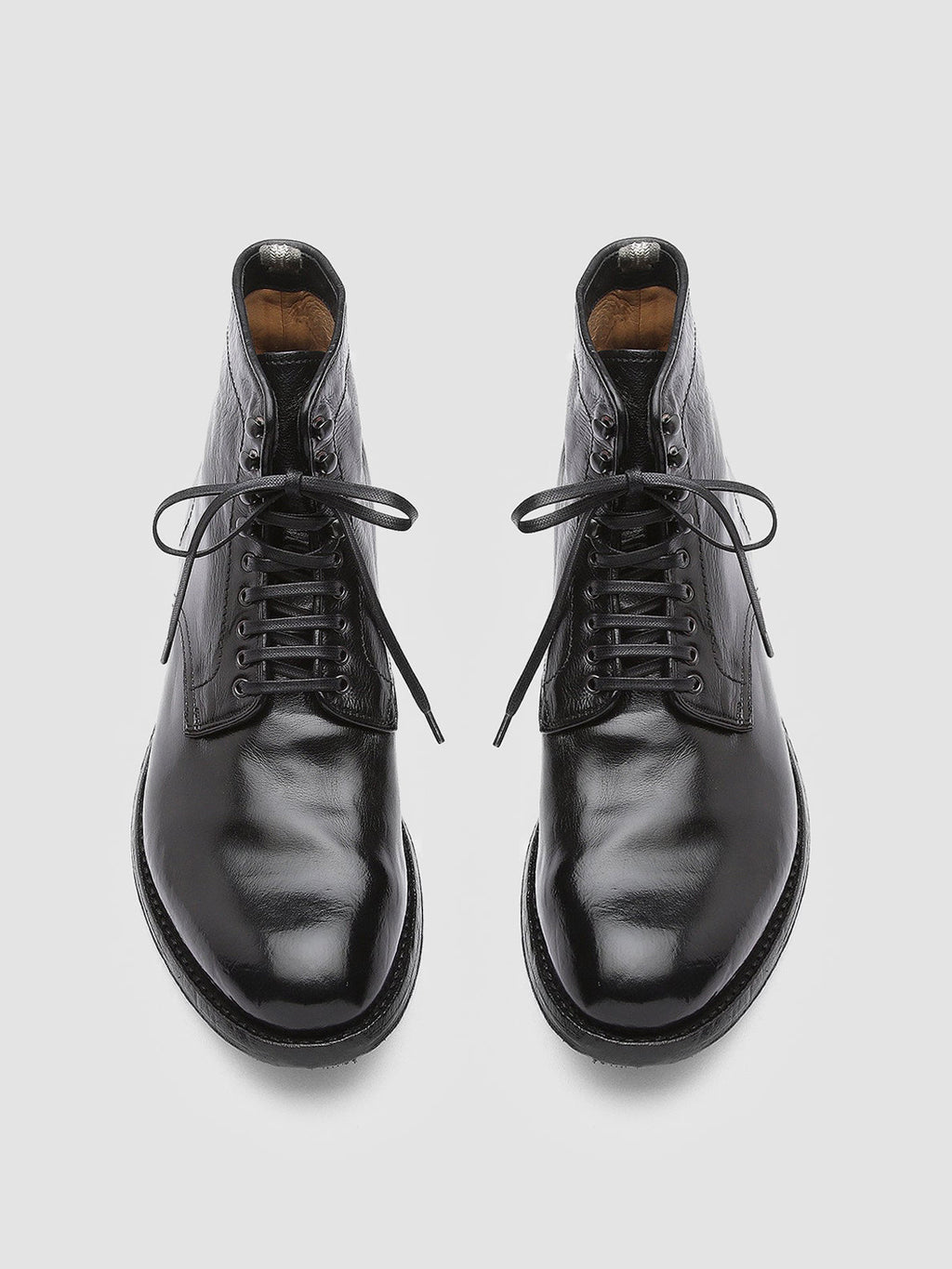 ANATOMIA 013 - Black Leather Ankle Boots - image 2,side view