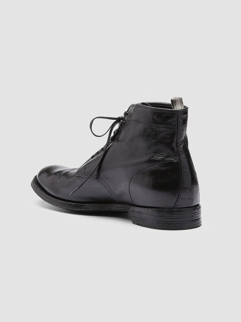 ANATOMIA 013 - Black Leather Ankle Boots Men Officine Creative - 4