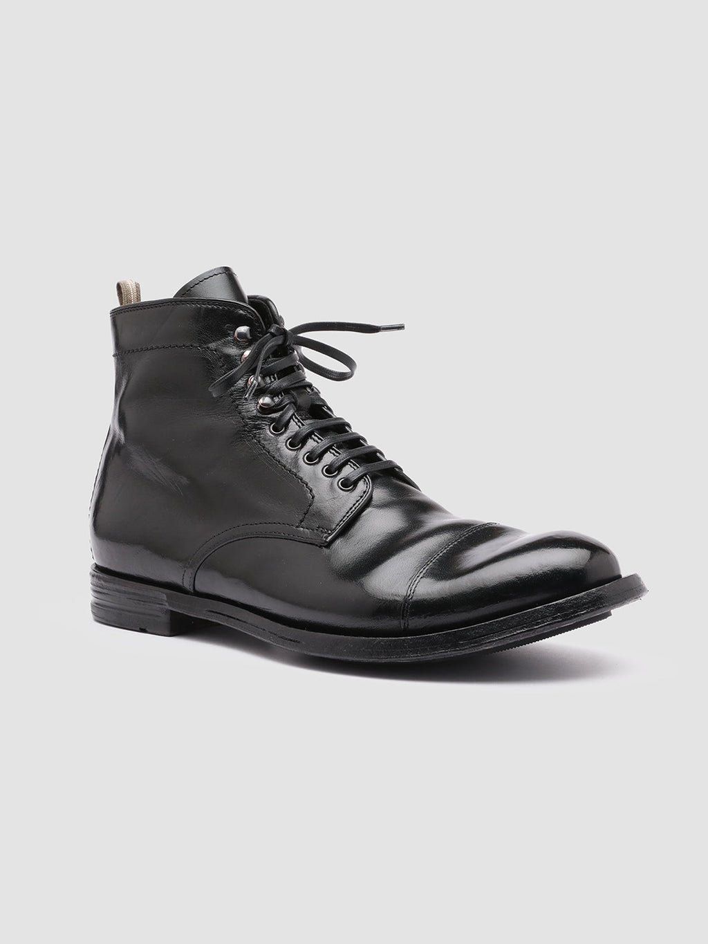 ANATOMIA 016 - schwarze Lederstiefeletten - image 3,side view