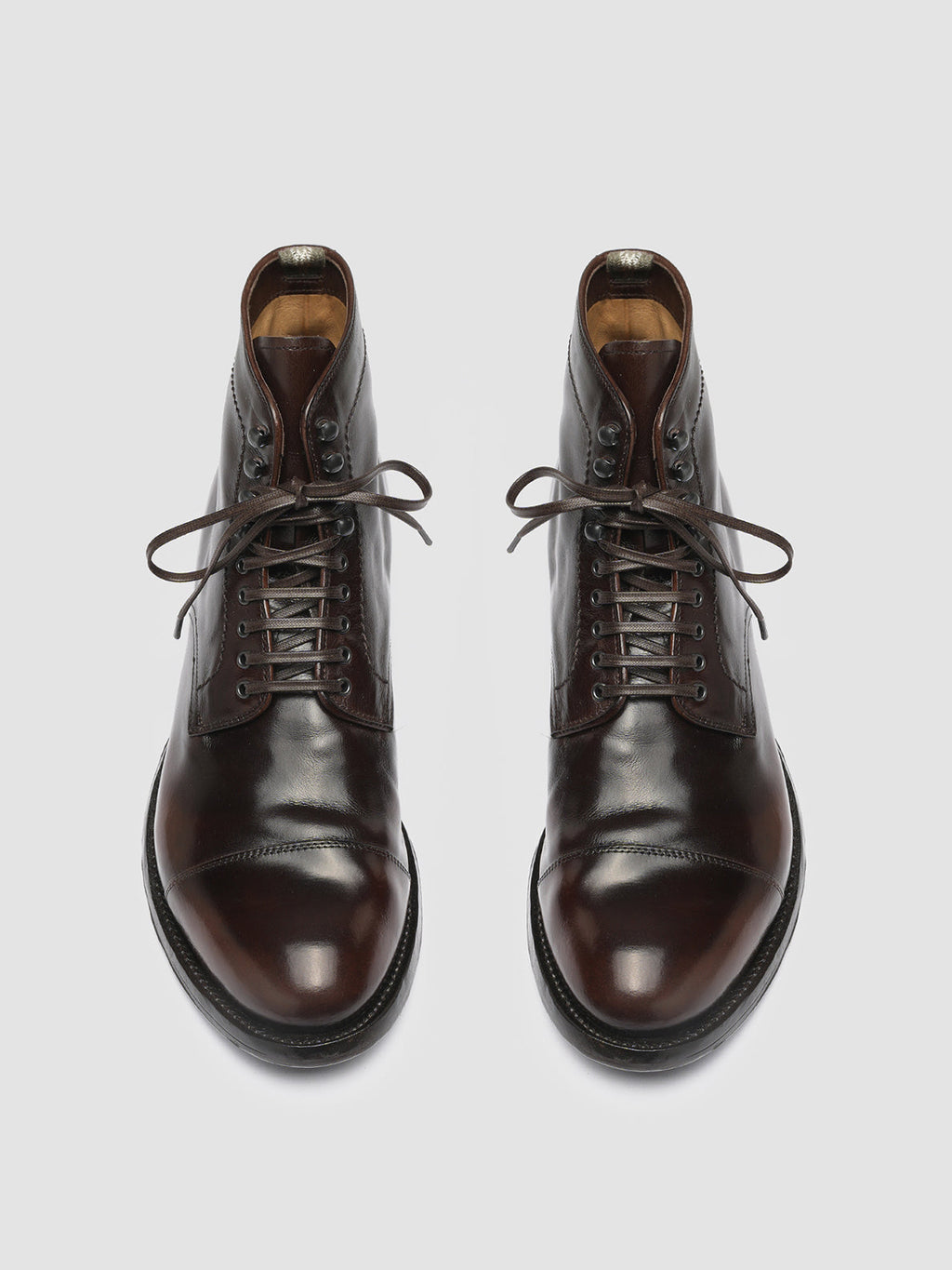 ANATOMIA 016 - Dark Brown Leather Ankle Boots - image 2,side view