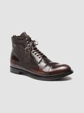 ANATOMIA 016 - Dark Brown Leather Ankle Boots - thumb image 3,side view