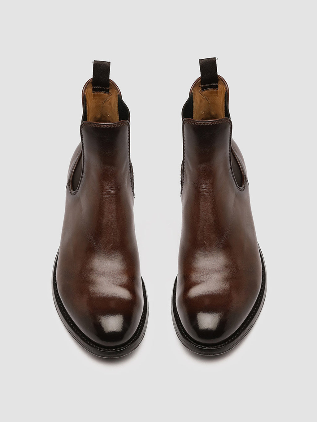 ANATOMIA 083 - braune Chelsea-Lederstiefel - image 2,side view