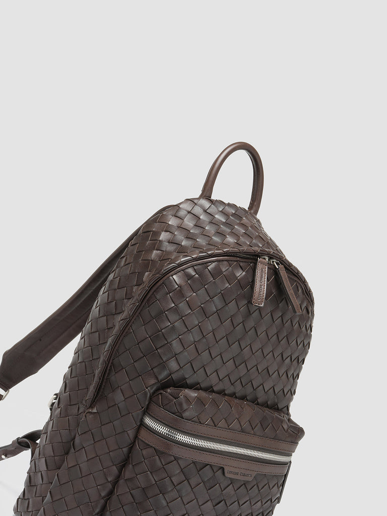ARMOR 04 - Brown Leather backpack  Officine Creative - 2