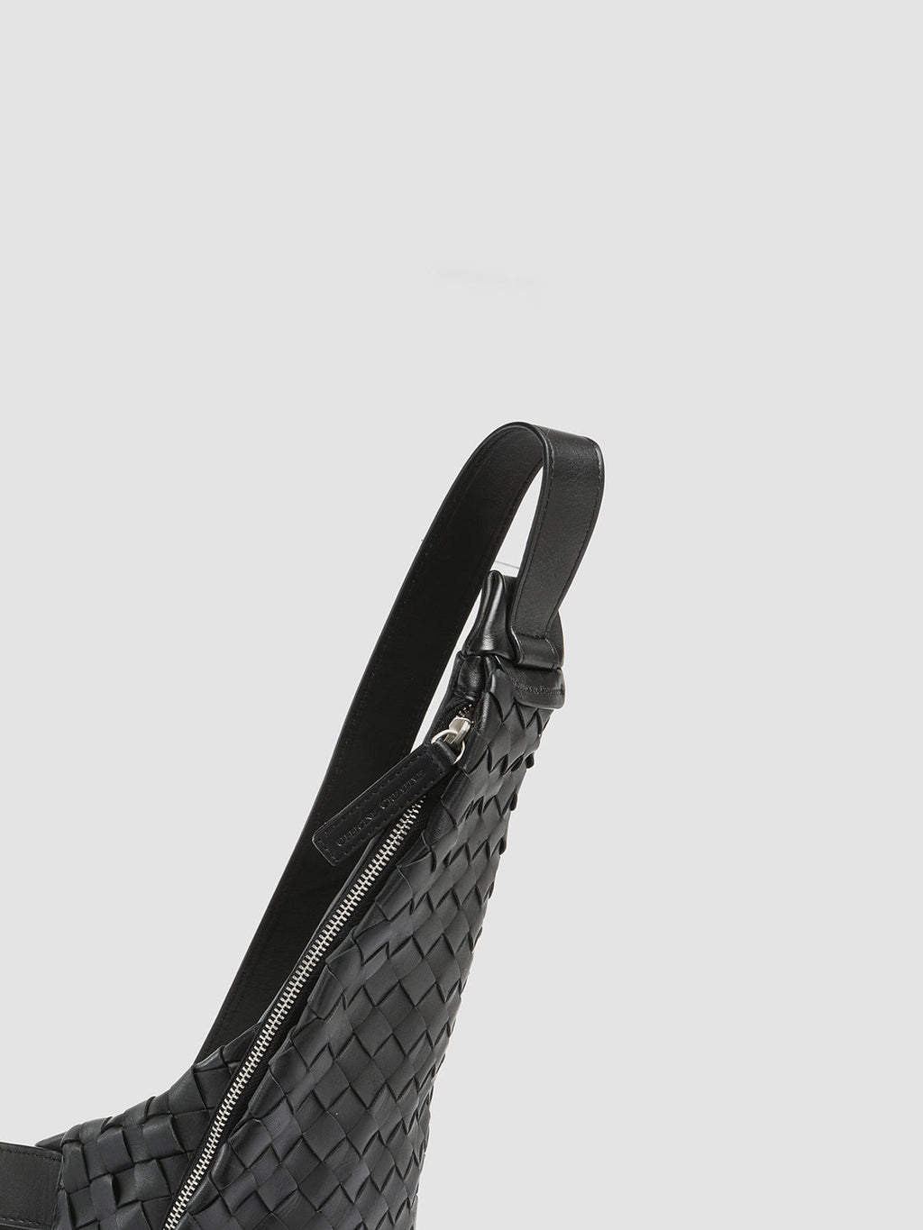 ARMOR 05 - Black Woven Leather Backpack - image 6,side view