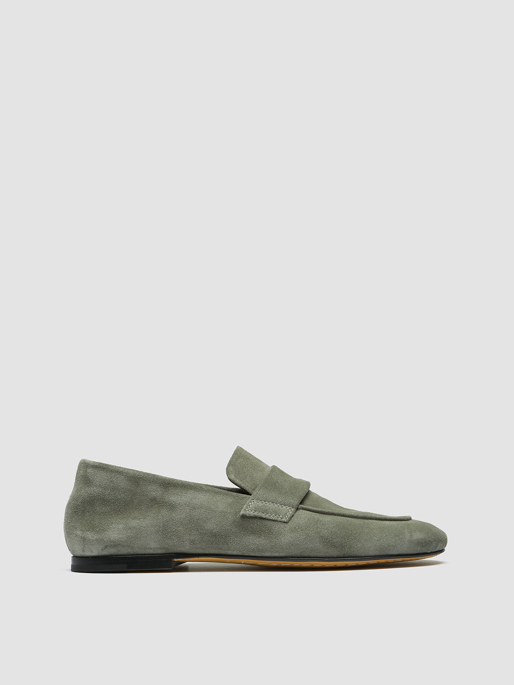 BLAIR 001 - Grüne Slipper aus Wildleder - image 1,side view