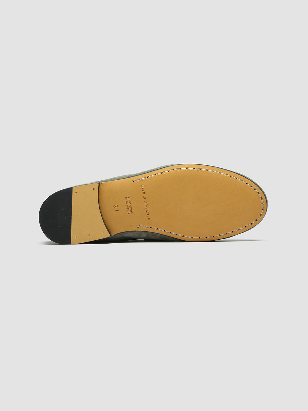 BLAIR 001 - Grüne Slipper aus Wildleder - image 5,side view