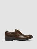 CALIXTE 003 - braune Oxfordschuhe aus Leder - thumb image 1,side view