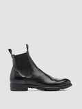 CALIXTE 004 - schwarze Chelsea-Lederstiefel - thumb image 1,side view