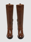 DENNER 116 - braune Lederstiefel mit Reißverschluss - thumb image 2,side view