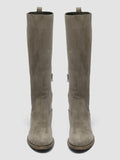 DENNER 116 - Grey Suede Zip Boots - thumb image 2,side view