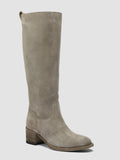 DENNER 116 - Grey Suede Zip Boots - thumb image 3,side view