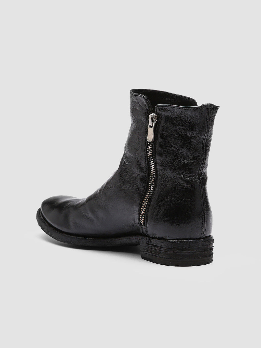 LEXIKON 097 - schwarze Lederstiefeletten - image 4,side view