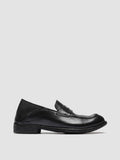 LEXIKON 140 - Black Leather Penny Loafers - thumb image 1,side view