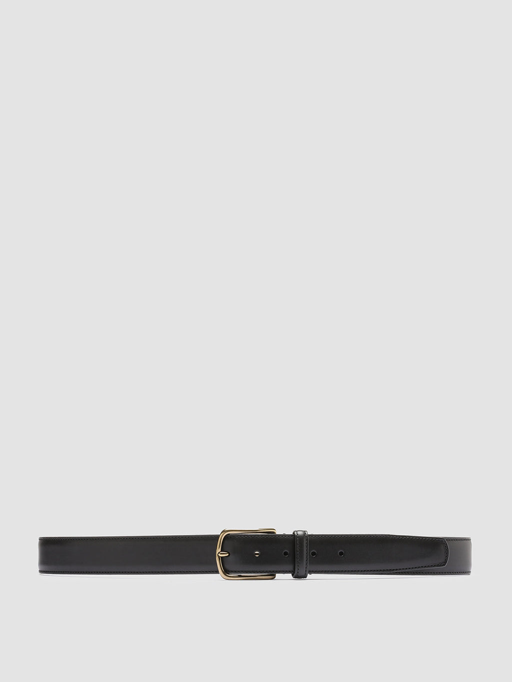 OC STRIP 04 - Black Leather belt - image 1,side view