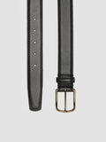 OC STRIP 04 - Black Leather belt - thumb image 2,side view