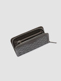 BERGE’ 101 - Brown Woven Leather wallet - thumb image 2,side view