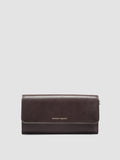 POCHE 09 - Brown Nappa Leather Wallet - thumb image 1,side view