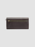 POCHE 09 - Brown Nappa Leather Wallet - thumb image 3,side view