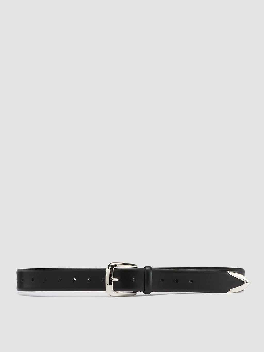 OC STRIP 052 - Black Leather Belt - image 1,side view