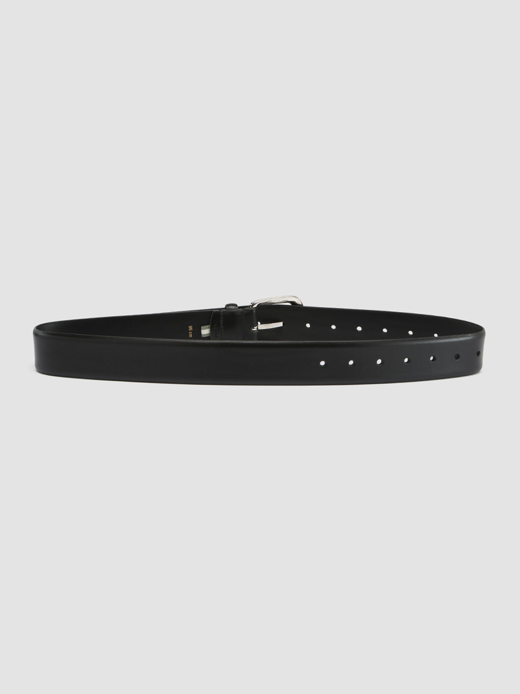 OC STRIP 052 - Black Leather Belt - image 3,side view