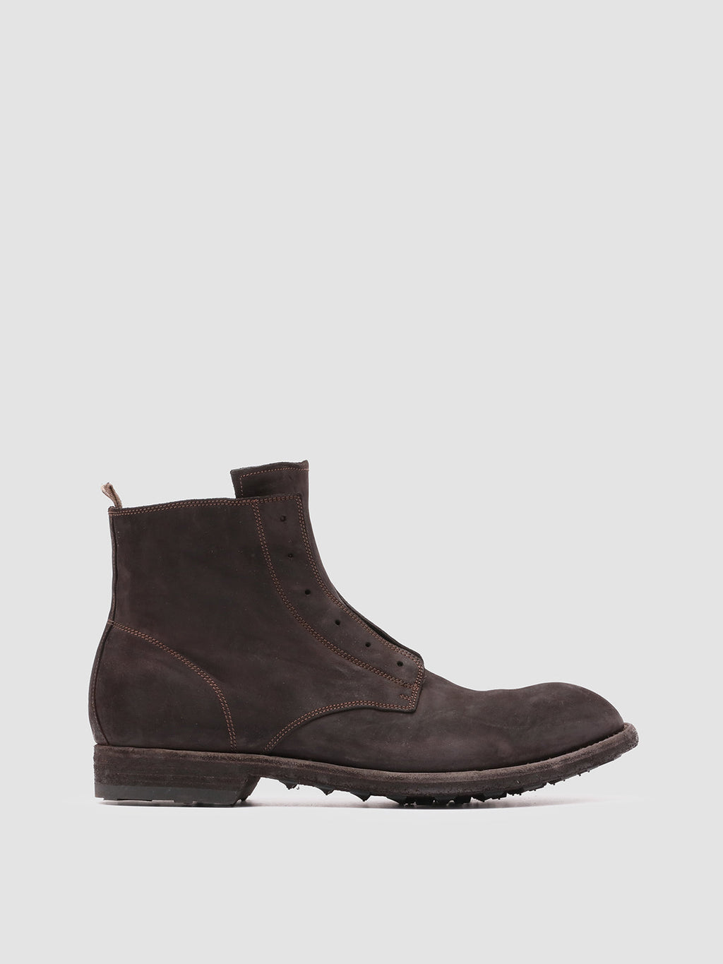 ARBUS 022 - Brown Leather Ankle Boots - image 1,side view