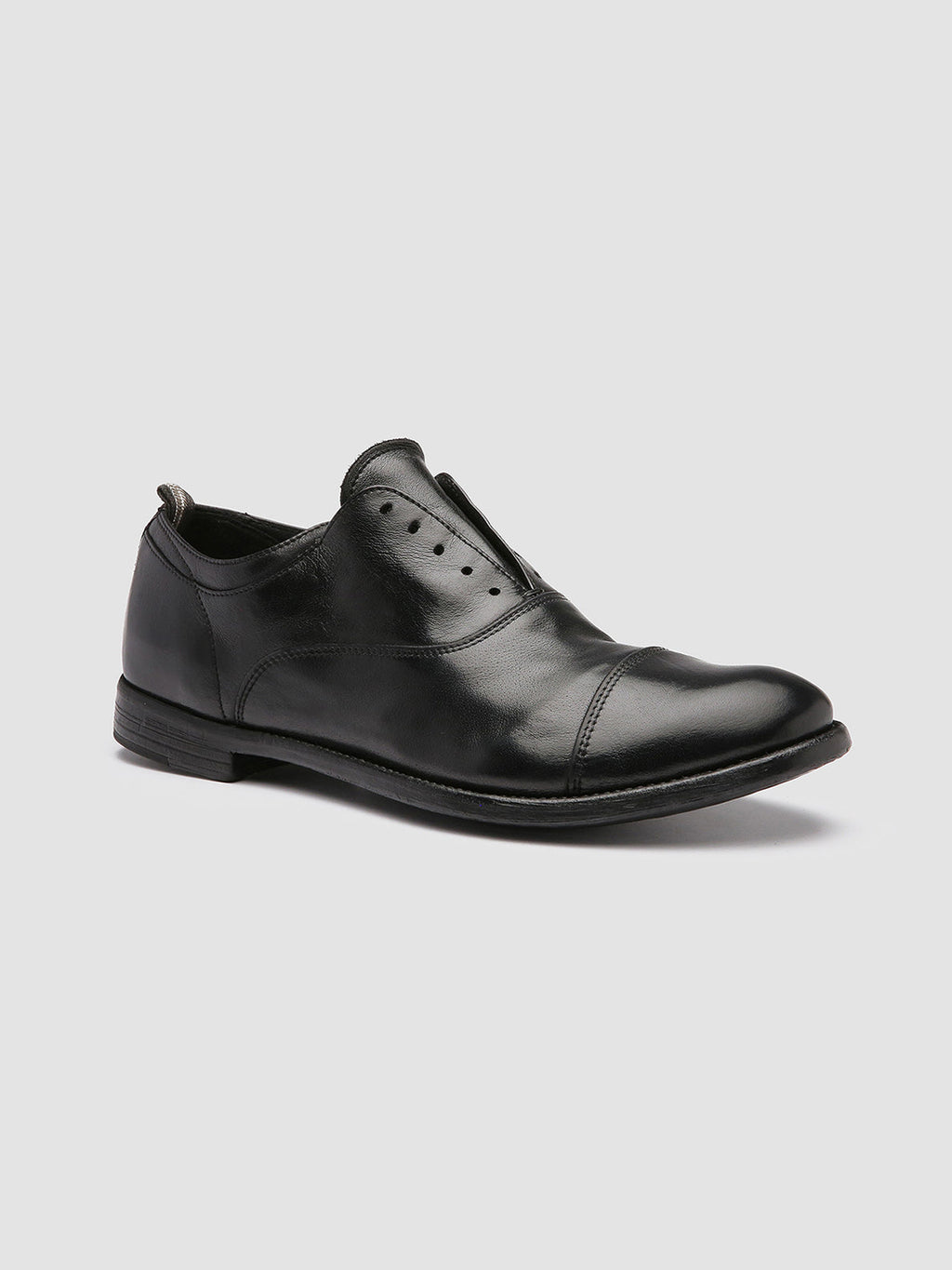 ARC 501 - Black Leather Oxford Shoes - image 3,side view