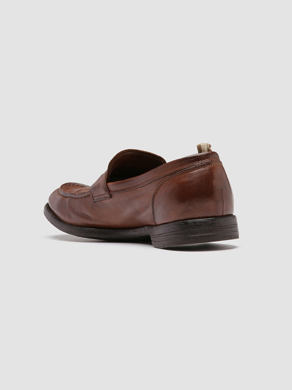 ARC 509 - Brown Leather Penny Loafers - image 4,side view
