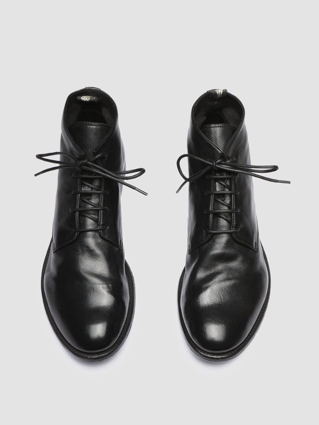 ARC 513 - Black Leather Ankle Boots - image 2,side view