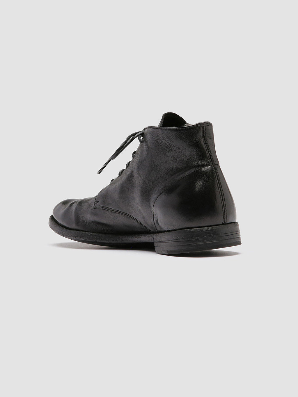 ARC 513 - Black Leather Ankle Boots - image 4,side view
