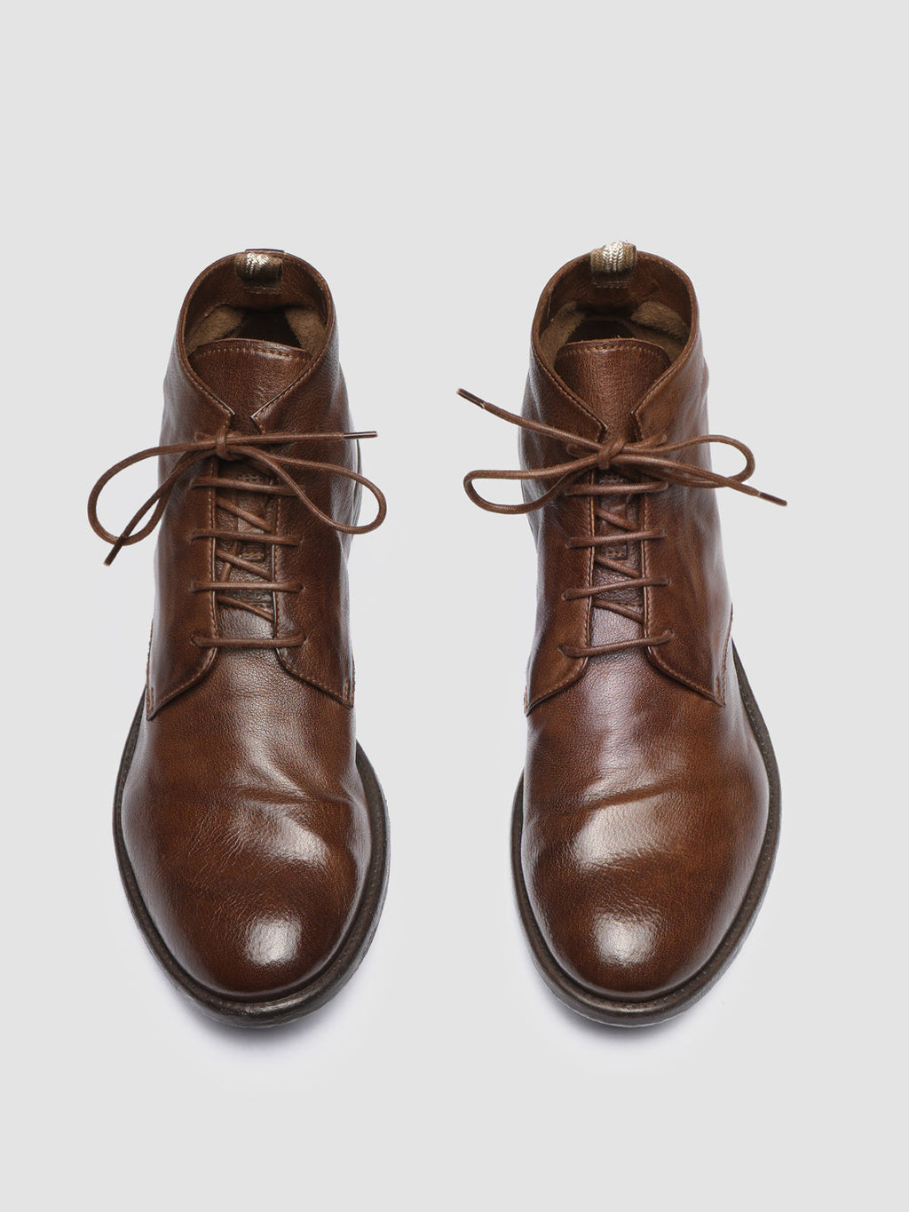 ARC 513 - Brown Leather Ankle Boots - image 2,side view