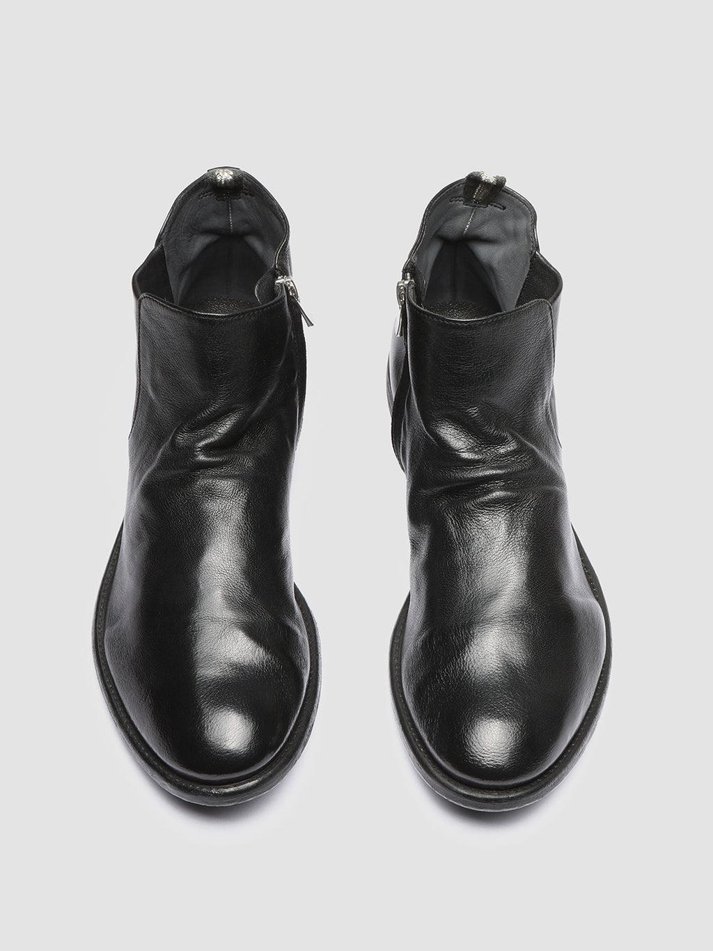 ARC 514 - Black Leather Boots - image 2,side view