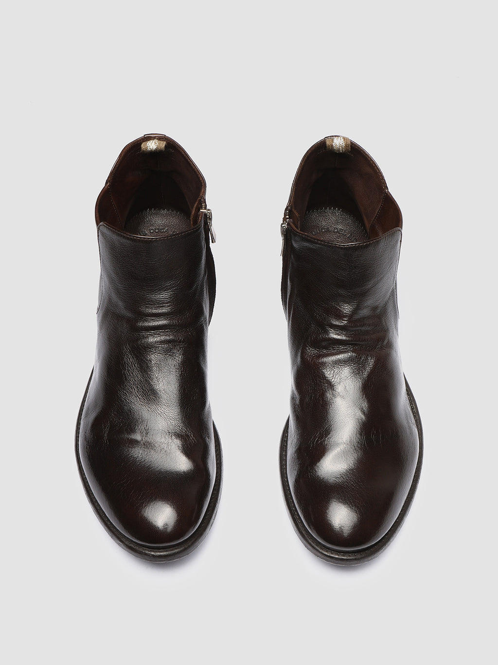 ARC 514 - Brown Leather Boots - image 2,side view
