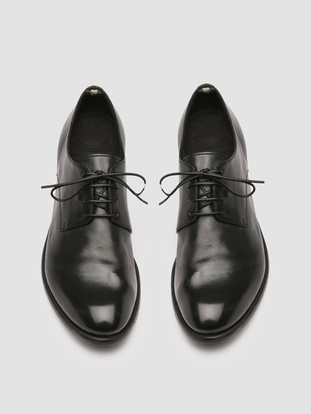 ARC 515 - Black Leather Derby Shoes - image 2,side view