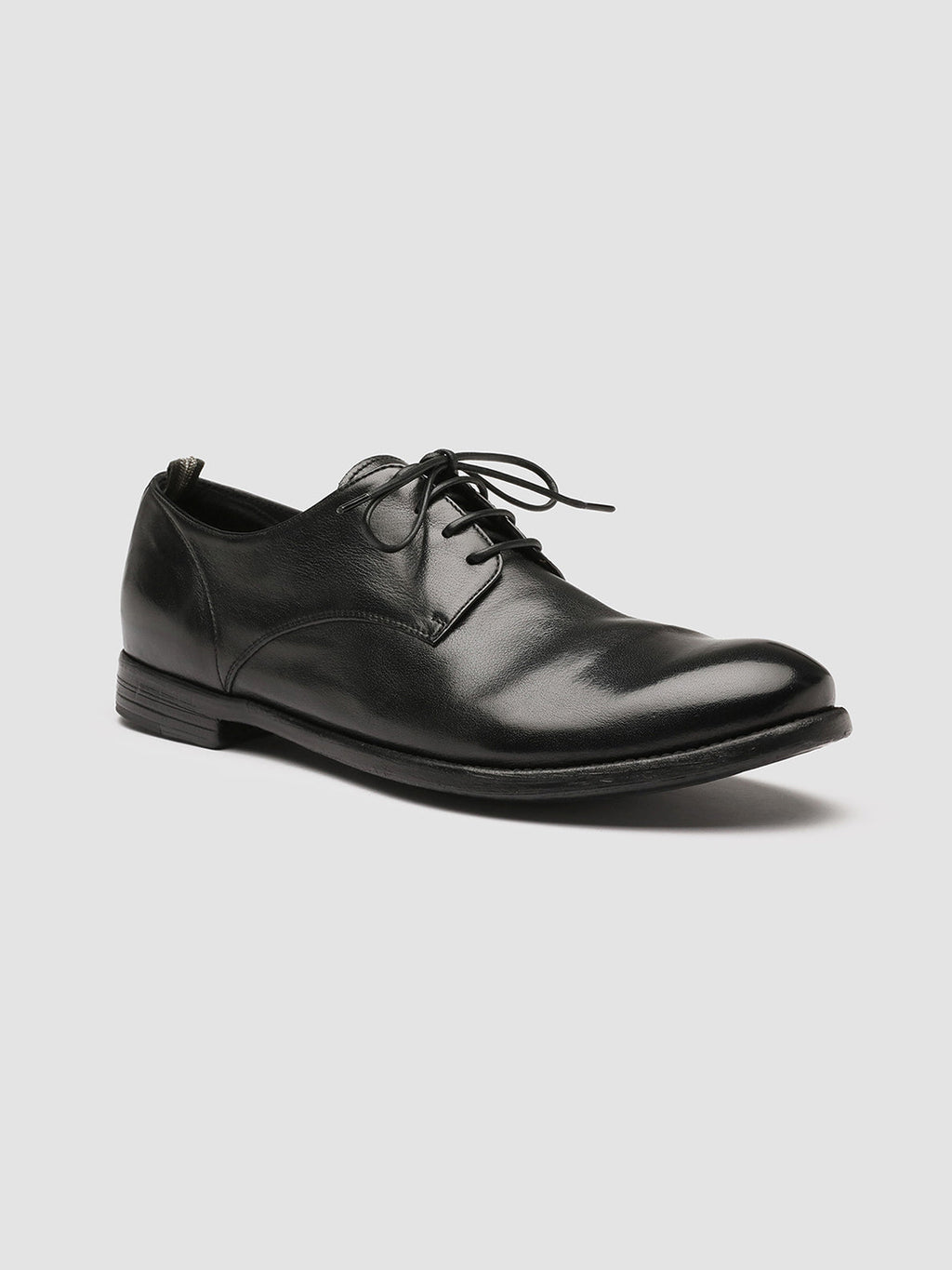 ARC 515 - Black Leather Derby Shoes - image 3,side view