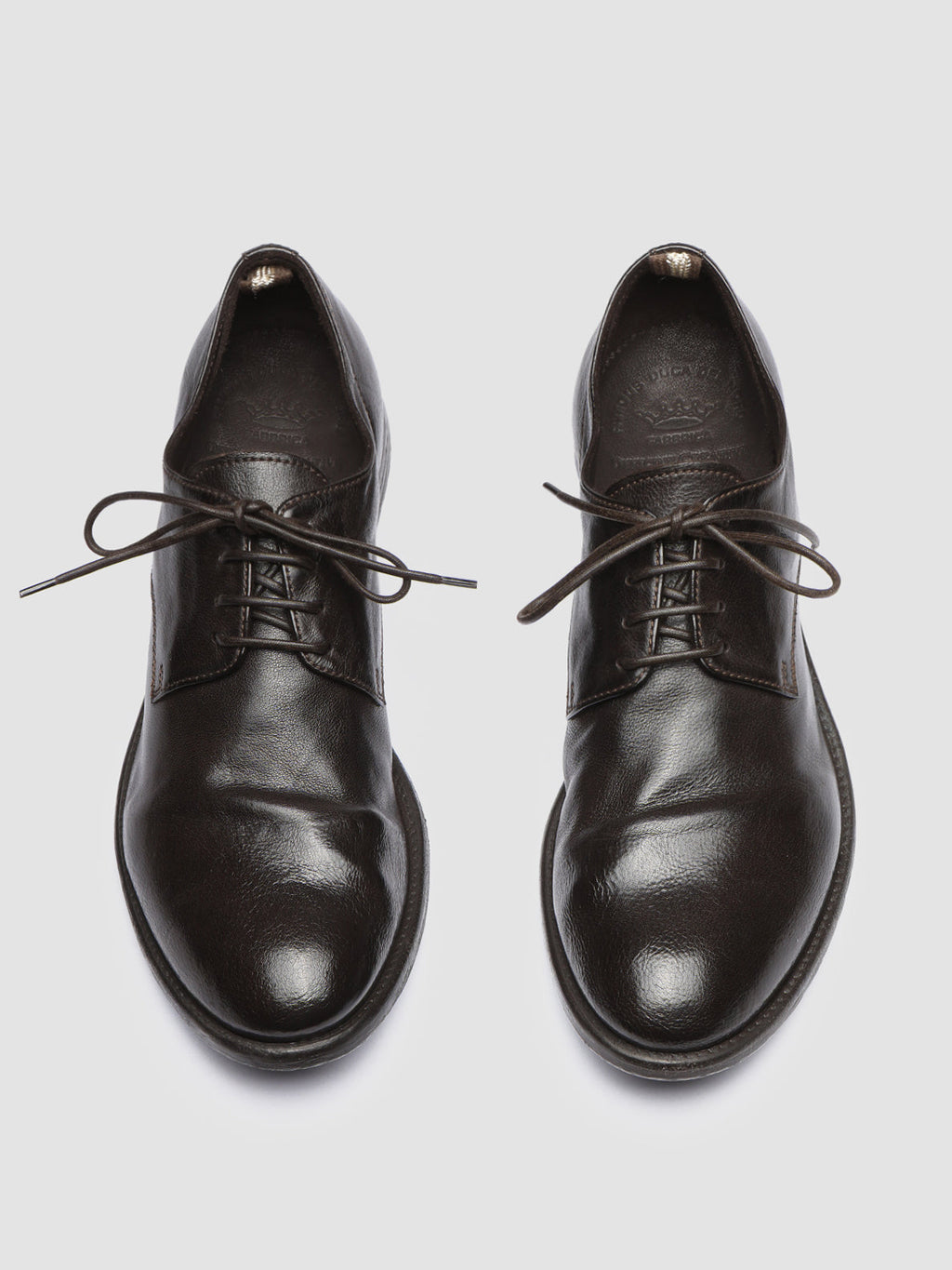 ARC 515 - Brown Leather Derby Shoes - image 2,side view