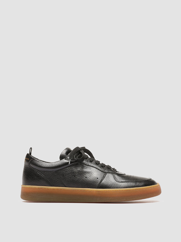 ASSET 001 - Black Leather Sneakers