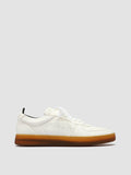 ASSET 001 - weiße Low-Top-Ledersneaker - thumb image 1,side view
