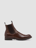 CHRONICLE 002 - braune Chelsea-Lederstiefel - thumb image 1,side view