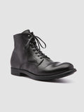 CHRONICLE 004 - Black Leather Ankle Boots - thumb image 3,side view