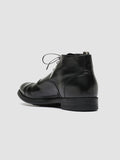 CHRONICLE 057 - Black Leather Lace Up Boots - thumb image 4,side view
