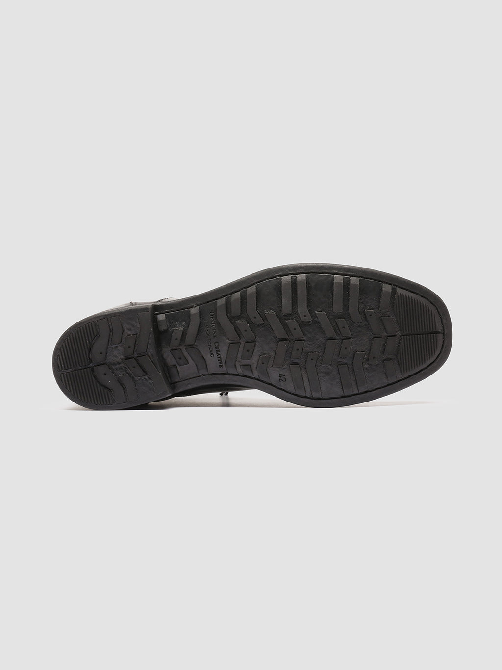 CHRONICLE 057 - Black Leather Lace Up Boots - image 5,side view