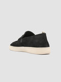 HERBIE 001 - Black Suede Penny Loafers - thumb image 4,side view
