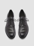 HIVE 008 - schwarze Derbyschuhe aus Leder - thumb image 2,side view